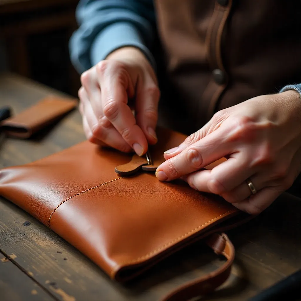 Agenda de cuero personalizada